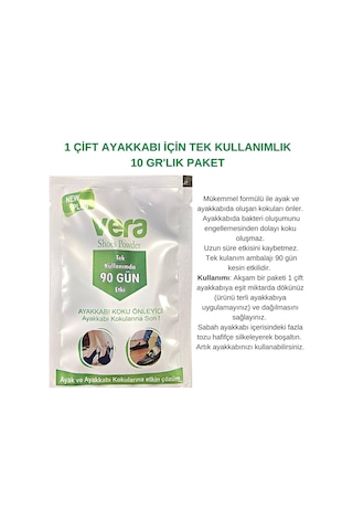 Vera Ayak Kokusu Ayakkabı Içi Koku Önleyici 1 Paket-10Gr