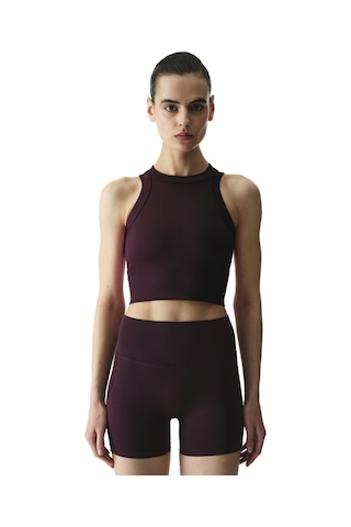 Penti Bordo Seamless Dikişsiz Halter Yaka Askılı Atlet