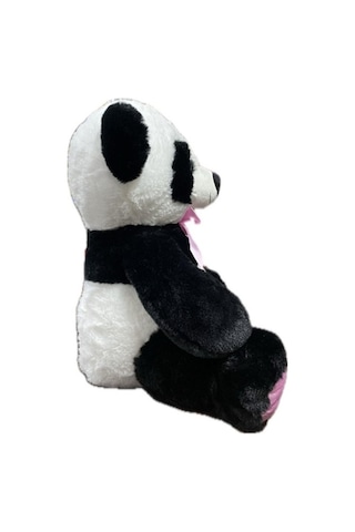 Parlak Iri Gözlü Panda Peluş 45 Cm 62314 Siyah