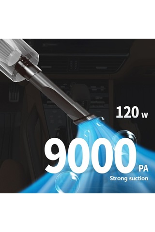 Dancemonkey 120w Güçlü Araç İçi Süpürge - Filtreli & Sessiz