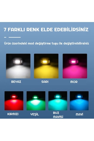 Led Anti Çarpışma Uyarı Işığı Drone Araba Motor Bisiklet Renkli