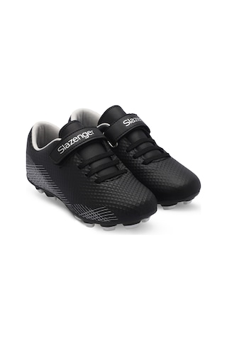 Slazenger CULTURAL Çocuk Halı Saha Siyah / Gri Futbol Ayakkabısı