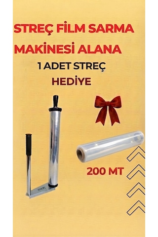 Glc Palet Streç Film Sarma Aparatı +streç Film Oval Kromm