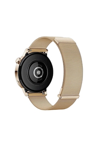 Novstrap Huawei Watch Gt4 41mm Gt5 41mm İle Uyumlu Kordon 18mm Çift Mıknatıslı Lansman Metal Hasır Çelik Kayış
