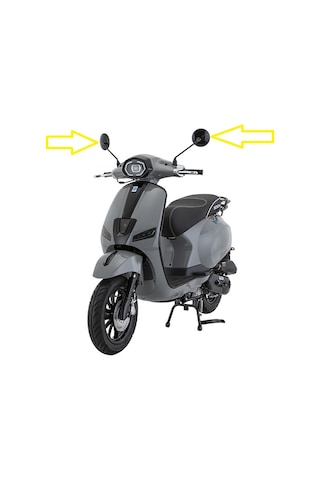 Mondial Wing 50 Ayna Takım Sağ Sol Siyah Y4mon1054a0340