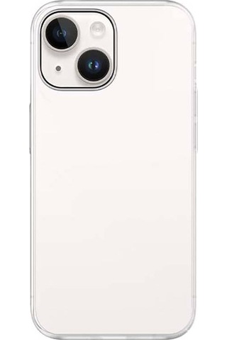 Apple Uyumlu iPhone 14 Kılıf Ultra İnce Mat Pc Arka Yüzey Recci Elite Serisi Kapak Beyaz
