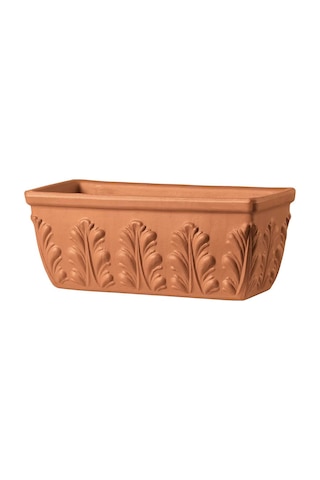 Cassetta Roma 43 Cm Toprak Saksı Terracota