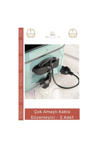Kablodüzenleyici Mutfak Tezgah Küçük Ev Aletleri Airfryer Kahve Makinesi Siyah Kablo Düzenleyici - Çok Renkli