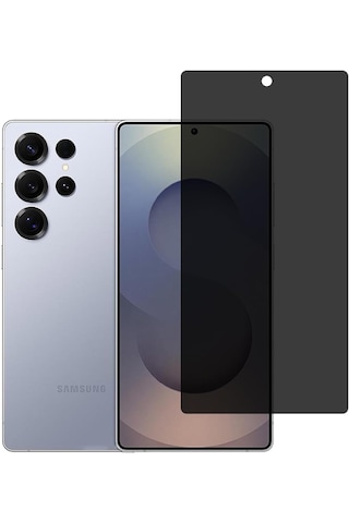 Samsung Galaxy Uyumlu S25 Ultra Privacy Filtreli Tam Kaplayan Cam-al3125
