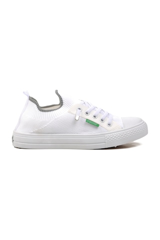 United Colors Of Benetton Beyaz Kadın Sneaker Benetton Bnı-10233 Z Beyaz