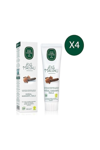 Eyüp Sabri Tuncer Doğal Karanfil Özlü Diş Macunu 4 x 90 ML