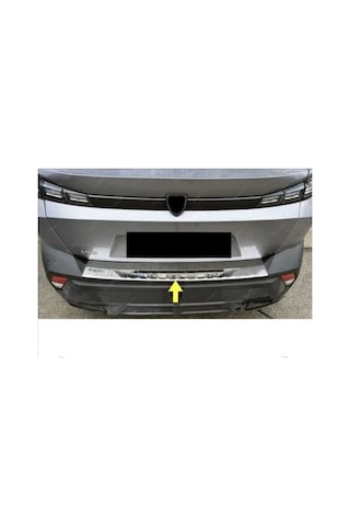 Peugeot 408 Krom Set 2022 6 Parça Paslanmaz Çelik Yan Kapı Çıtası + Arka Tampon + Bagaj İç Eşiği