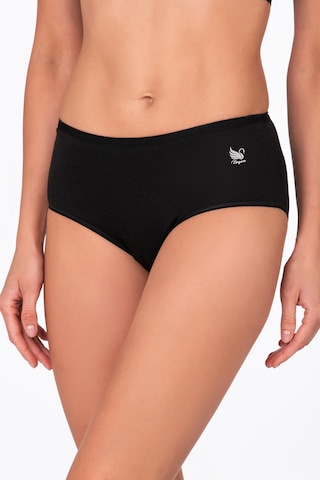 Kadın Pamuklu Yüksek Bel Bato Modal Külot Siyah K23922 Siyah