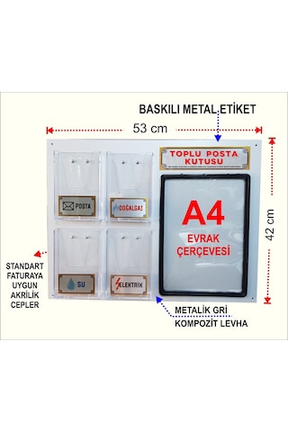 D-014 Maben Apartman-Site Toplu Fatura Kutusu (A4)