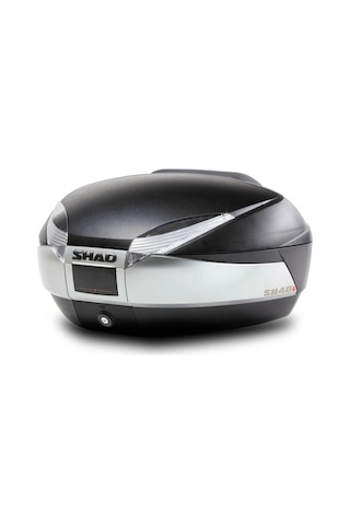 Shad Motosiklet Çanta - Topcase - Sh48 Arka Çanta Karbon Tıtanıum 48lt Sirt Dayama Dahi L Standart