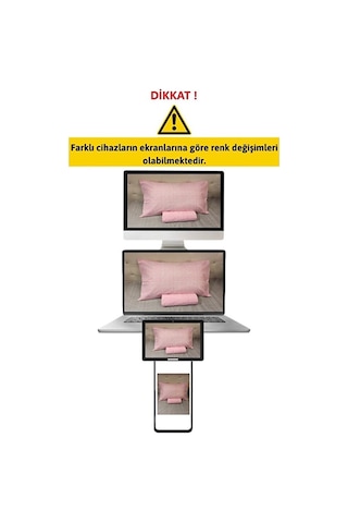 Flower Pembe Çift  Kişilik Kapitone Yatak Örtüsü Beyaz - Pembe