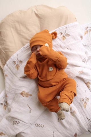 Oh Lala Koala Ahtapot Nakışlı 5li Uzun Kollu Yenidoğan Set Tarçın