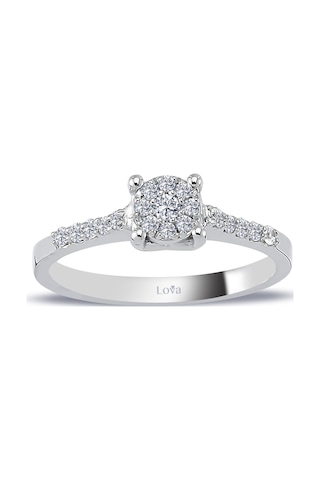 Lova 0,50 Karat Tektaş Görünümlü Pırlanta Yüzük - 1040540
