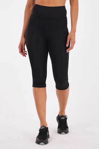 Scorp Joy Yüksek Bel Cepli Spor Tayt 3/4 Siyah STANDART