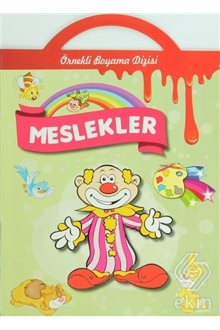 Meslekler Örnekli Boyama- Parıltı Yayınları