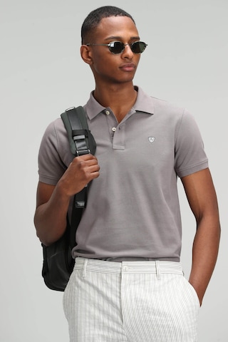 Lufian Erkek Laon Spor Polo Yaka T-Shirt 627111040091 Toprak Kahverengi