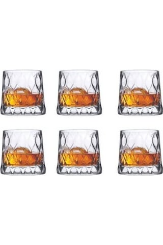 Paşabahçe 6 Lı Leafy Viski Bardağı 300 Cc 420194