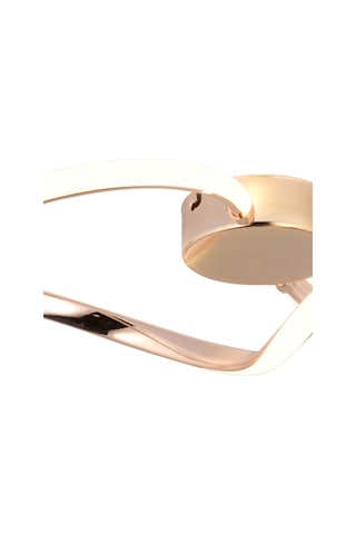 Pl 08 2 Model Gold 3 Renkli Salon Ve Oturma Odası İçin İdeal Alüminyum Avize, 45x10 Gold