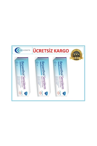 Bepanthol Sensiderm Kaşinti Giderici Krem 20 G 3'lü Paket
