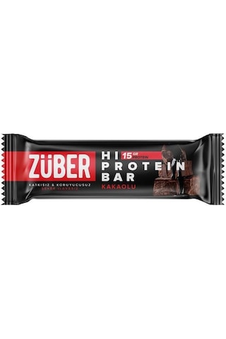 Züber Kakaolu Yüksek Protein Bar 45 G - 12 x 45 G