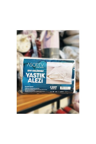 Sıvı Geçirmez Yastık Alezi 2 Adet 50x70 Cm 2 Set Toplam 4 Adet Beyaz