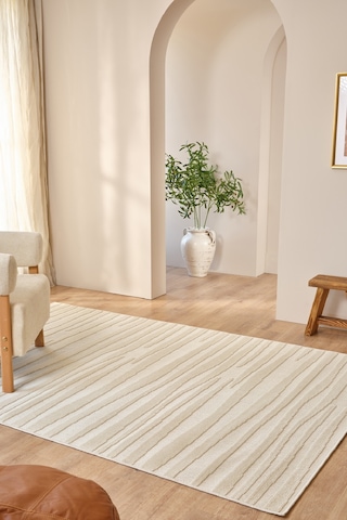 Kaşmir Halı Iskandinav Frode White 80X150 CM Salon Mutfak Halısı Yolluk Salon Mutfak Halısı Yolluk Kilim