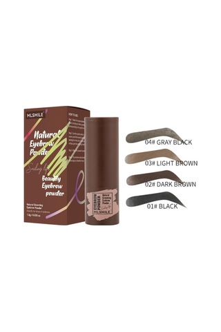 Mlsmıle Kaşlar, Su Geçirmez, Terleme Önleyici, Tembel Makyaj Pudra Pudra Plove Kaş Fırçası Seti Saç Çizgisi Farı Pudra 04