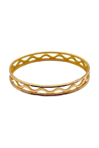 Agakulche 30 Gr 2'li Ajda Kanallı Ve 1 Zikzak 22 Ayar Altın Bilezik