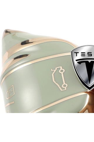 Tesla Model Y Model 3 Anahtar Kartı Kordonlu Muhafaza Kabı Yeşil