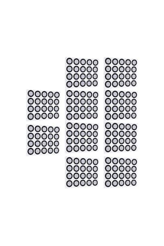 Gajeena 200 Adet 3d Tarama İşaret Noktası - 12mm İç Çap, 19mm Dış Çap, Yüksek Yansıma, Tam Doğruluk İle Hareket Takibi Ve Tarama Uygulamaları