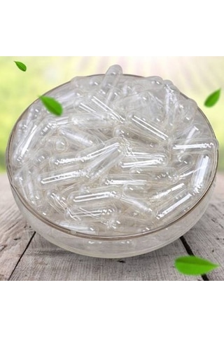 Bitkisel Şeffaf Boş Kapsülü Sıze 0''(400-600mg) 250 Adet