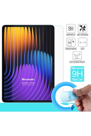 Microsonic Xiaomi Pad 7 Nano Glass Cam Ekran Koruyucu