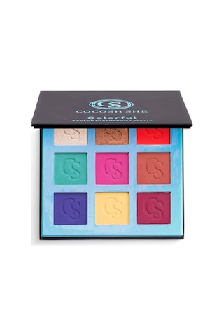 Cocosh She Colorful 9 Renk Göz Farı Paleti, Yüksek Pigmentasyon, Topaklanmaz, Kolay Dağılım - 9 Color Diğer