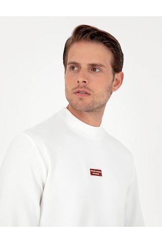 Pierre Cardin Erkek Beyaz Sweatshirt 50293256-vr013 Beyaz