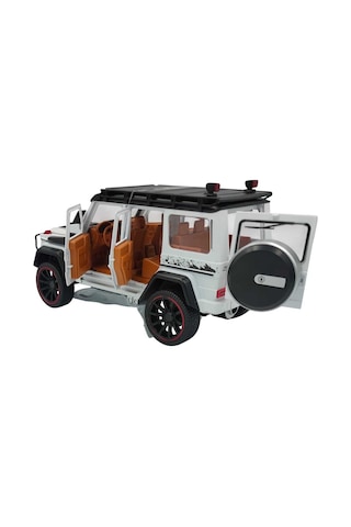 Die Cast Off Road Çek Bırak 1:22 Buhar Çıkartan , Sesli Ve Işıklı Buharlı Jeep
