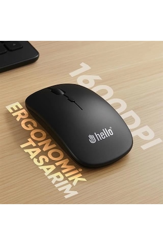 Hello Hl-19092 Usb 2.4ghz 1600dpı Kablosuz Mouse - Ergonomik Tasarım Diğer