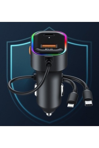 Wondernest 2025 Yükseltmesi Şarj Kablosu İki Cihaz İçin Araçlık, Hızlı Şarj