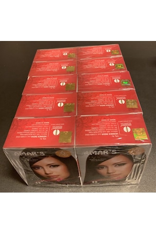 Amar's Kına İçeren Saç Boyası Siyah 6 x 10 G 10 Kutu