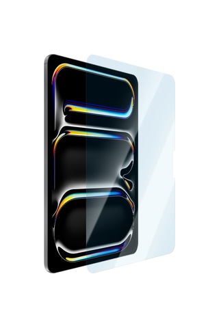 Apple Uyumlu iPad  Pro 13 2024 Cam Ekran Koruyucu Caseworld Eyesafe Mavi Işık Teknolojili Kurulum Kitli