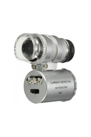 Zenvia Nikula-ıphone5 Için Uyumlu Kapaklı Lens Mikroskop Taşınabilir Mini Cep Boyutu Led Mikroskop No.9882-ip5ii Zn