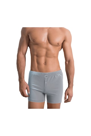 The Don Gümüş Gri Jersey Penye/Örme Erkek Boxer