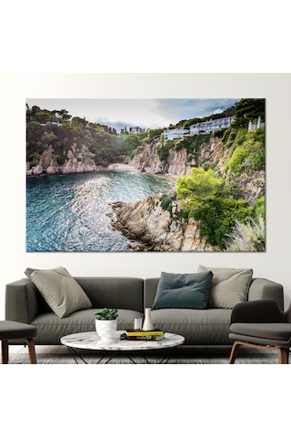 70x100cm 1 Parça Kanvas Tablo, Deniz Manzarası Kanvas Poster