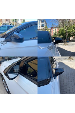 Peugeot 508 2019-2023 Uyumlu Batman Yarasa Ayna Kapağı Piano Black Abs Plastik Sağ Sol Takım 00 Şüscaroto Aksesuar