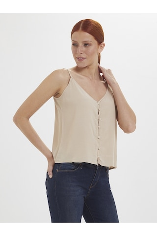 Regular Fit Kadın Bluz K.kol Taş