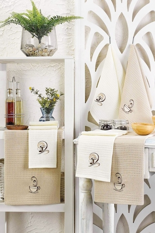 Coffee Mutfak Kurulama Bezi Seti 30 x 50 CM 6'lı